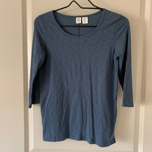 Heathered Blue Half Sleeve Basic